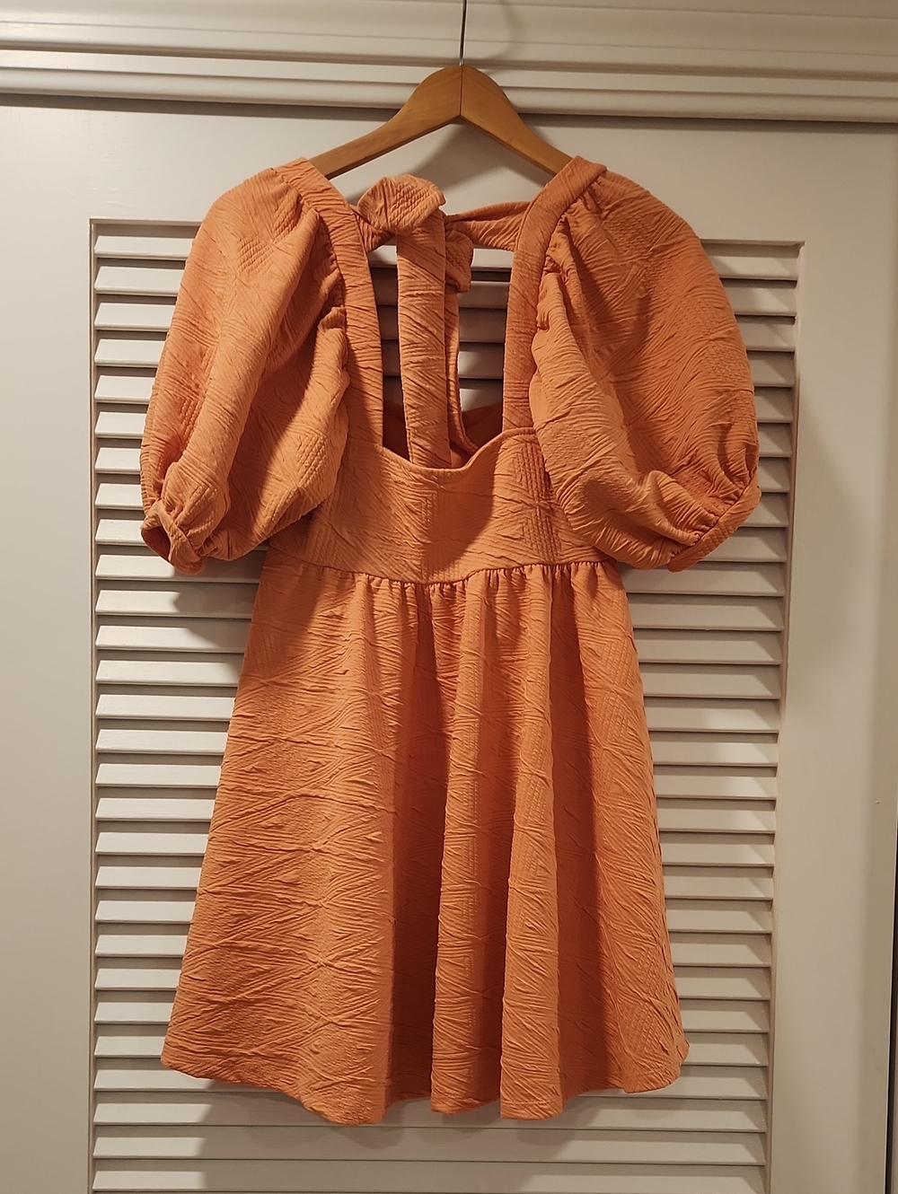 Free People Violet Mini Dress In Carrot Ginger Size S - Picture 4 of 7